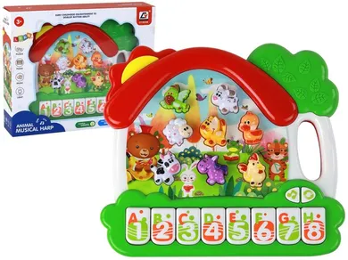 Lean Toys, pianinko do nauki języka angielskiego, zwierzątka