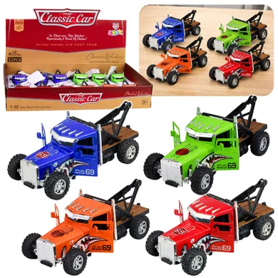 Lean Toys, pick-up holownik, autko metalowe, resorak, 1:32, 1 szt.