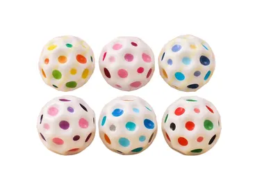 Lean Toys, piłeczka antystresowa z wgłębieniami, kosmos, 7 cm, 1 szt.