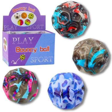 Lean Toys, piłeczka z wgłębieniami do ugniatania, 9 cm, 1 szt.