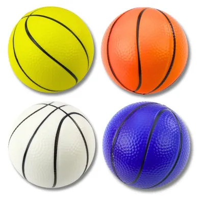 Lean Toys, piłka do koszykówki, piankowa, 12 cm, 1 szt.