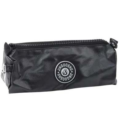 Lean Toys, piórnik saszetka, czarny, 21,5 cm