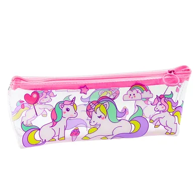 Lean Toys, piórnik saszetka, jednorożce, 20-8.5-4 cm