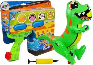 Lean Toys, pistolet na wodę, dinozaur