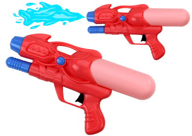 Lean Toys, pistolet na wodę z pompką, różowy, 180 ml