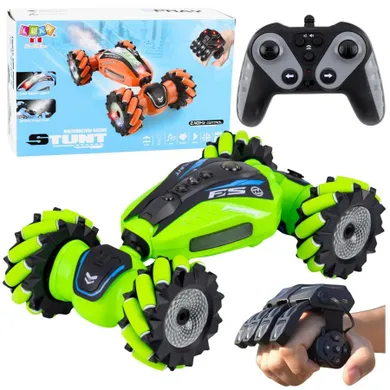 Lean Toys, pojazd kaskaderski zdalnie sterowany gestami, z funkcją dymu