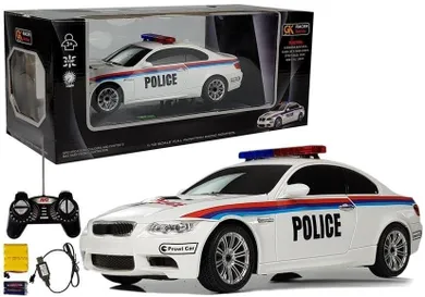 Lean Toys, policja, pojazd zdalnie sterowany, 1:18