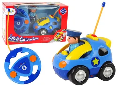 Lean Toys, policja, pojazd zdalnie sterowany z figurką