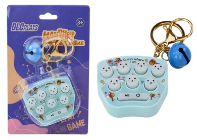 Lean Toys, Pop It, gra zręcznościowa, brelok, niebieki