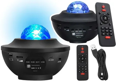 Lean Toys, projektor gwiazd, LED, bluetooth