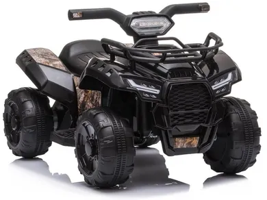 Lean Toys, Quad, pojazd na akumulator, czarny