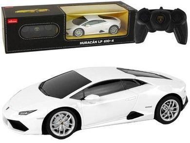 Lean Toys, Rastar, Lamborghini Huracan, pojazd zdalnie sterowany, biały, 1:24