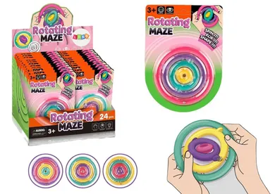 Lean Toys, rotujące kółka, zabawka sensoryczna