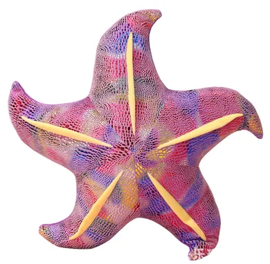 Lean Toys, rozgwiazda, poduszka maskotka, fioletowa, 20 cm