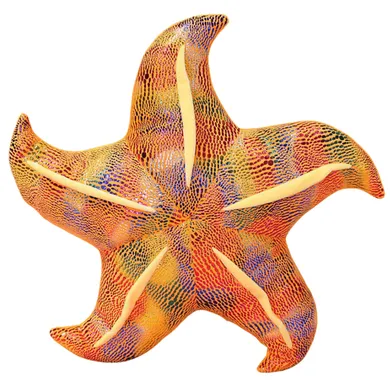 Lean Toys, rozgwiazda, poduszka maskotka, żółta, 45 cm