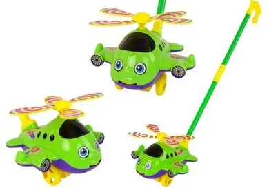 Lean Toys, samolot, pchacz, zielony