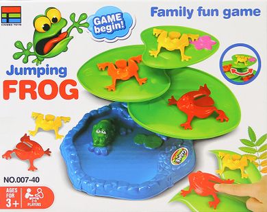 Lean Toys, Skaczące żabki, gra zręcznościowa