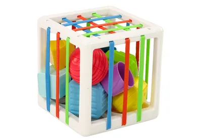 Lean Toys, sorter z klockami, kolorowy
