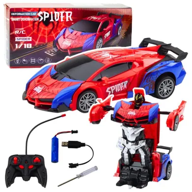Lean Toys, Spider, pojazd interaktywny transformujący w robota