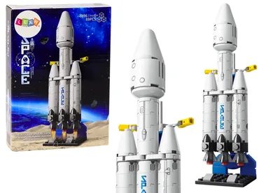 Lean Toys, statek kosmiczny, klocki konstrukcyjne, 69 elementów