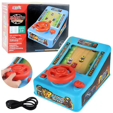 Lean Toys, symulator jazdy, kierownica interaktywna, gra elektroniczna