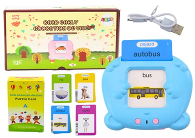 Lean Toys, tablet nauki języka angielskiego, karty edukacyjne