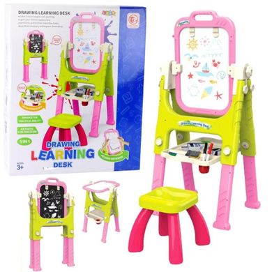 Lean Toys, tablica edukacyjna, 5w1 z krzesełkiem