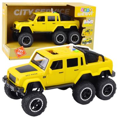 Lean Toys, terenówka, pojazd interaktywny z napędem, 1:16