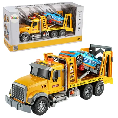 Lean Toys, tir laweta z autem, pojazdy interaktywne