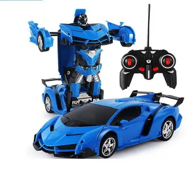 Lean Toys, Transformers 2w1, zdalnie sterowany, niebieski