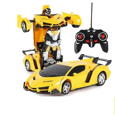 Lean Toys, Transformers 2w1, zdalnie sterowany, żółty