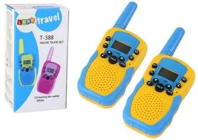 Lean Toys, walkie-talkie, zasięg 3 km, żółte