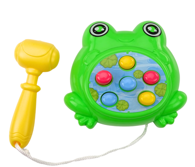 Lean Toys, Whack a mole, gra zręcznościowa, żabka