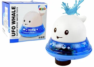 Lean Toys, wieloryb tryskający wodą, zabawka do kąpieli