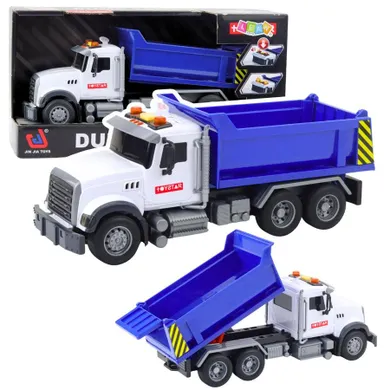 Lean Toys, wywrotka ruchoma, pojazd interaktywny, niebieska