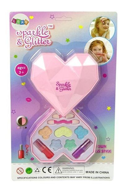 Lean Toys, zestaw do makijażu, serduszko