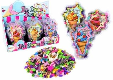 Lean Toys, zestaw do robienia bransoletek, Lody