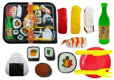 Lean Toys, zestaw do sushi, sztućce