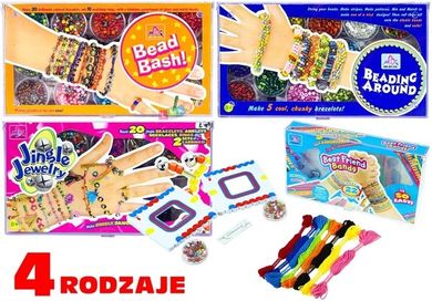 Lean Toys, Zestaw do tworzenia bransoletek z muliny, zrób to sam