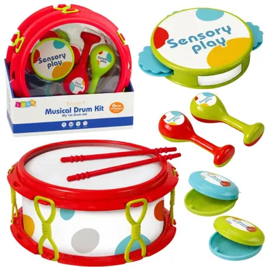Lean Toys, zestaw instrumentów muzycznych, 6 elementów