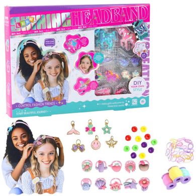 Lean Toys, zestaw kreatywny do tworzenia opasek do włosów, jednorożce