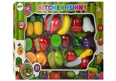 Lean Toys, zestaw owoców na rzepy, do krojenia
