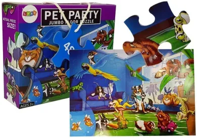 Lean Toys, zwierzęta domowe, puzzle układanka, 48 elementów