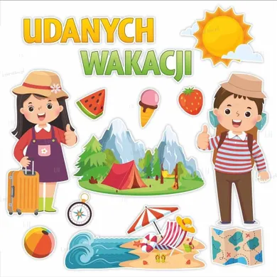 LearnHow, dekoracje szkolne, Udanych wakacji, 13 elementów