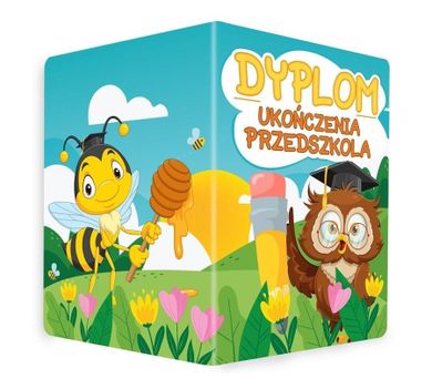 LearnHow, dyplom A5, składany, Natura, 10 szt.