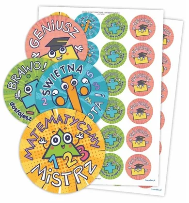 LearnHow, naklejki motywacyjne, matematyczne