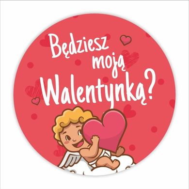 LearnHow, naklejki walentynkowe, Będziesz moją Walentynką