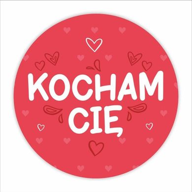 LearnHow, naklejki walentynkowe, Kocham cię