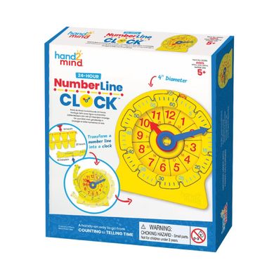 Learning Resources, Zegar z rozkładanymi liniami czasowymi, zestaw edukacyjny