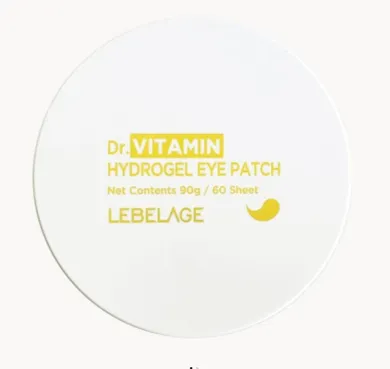 Lebelage, hydrożelowe płatki pod oczy, vitamin, 60 szt.